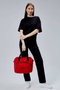 Zoozie Bags Bolsa Tote de Lona Roja